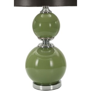 Lampe de table Mauro Feretti Eva en deux parties (E27) Ø 38 x 65 cm vert noir