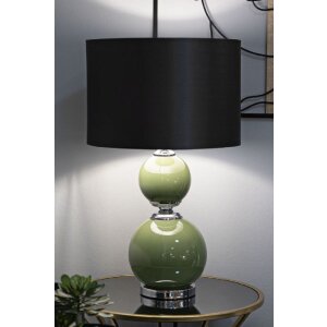 Lampe de table Mauro Feretti Eva en deux parties (E27) Ø 38 x 65 cm vert noir