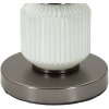 Lampe de table Mauro Ferretti Lumières claires Trois E27 Diamètre 32,5 x 57 cm Blanc Gris