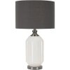 Lampe de table Mauro Ferretti Joie E27 Ø 37,5 x 65 cm blanc gris