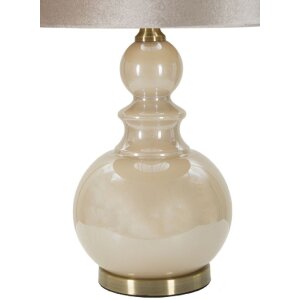 Lampe de table Mauro Ferretti Tour Perly-Eiffel E27 Ø 37,5 x 61 cm nacré