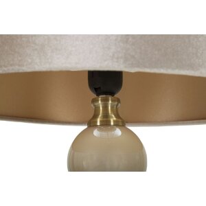 Lampe de table Mauro Ferretti Tour Perly-Eiffel E27 Ø 37,5 x 61 cm nacré