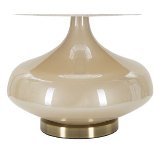 Lampe de table Mauro Ferretti Perly Ronde E27 Ø 35 x 50,5 cm nacré