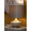 Lampe de table Mauro Ferretti Perly Ronde E27 Ø 35 x 50,5 cm nacré