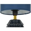 Lampe de chevet Mauro Ferretti Pigny E14 Ø 15x30,5 cm bleue