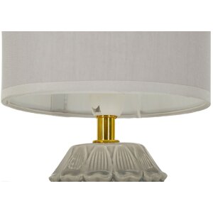 Lampe de chevet Mauro Feretti Pigny E14 Ø 15 x 30,5 cm crème