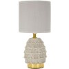 Lampe de chevet Mauro Feretti Pigny E14 Ø 15 x 30,5 cm crème