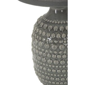 Lampe de chevet Mauro Ferretti Points E14 Ø 15x30,5 cm gris
