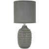 Lampe de chevet Mauro Ferretti Points E14 Ø 15x30,5 cm gris