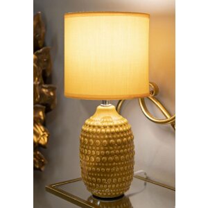 Lampe de chevet Mauro Feretti Points E14 Ø 15 x 30,5 cm beige