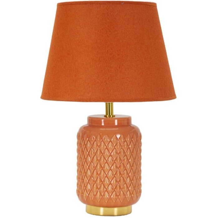 Lampe de table carrée Mauro Ferretti E27 Ø 28 x 44 cm orange