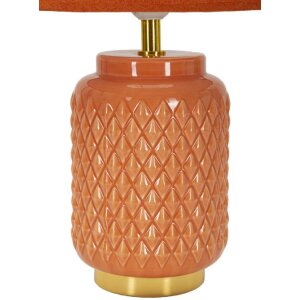 Lampe de table carrée Mauro Ferretti E27 Ø 28 x 44 cm orange