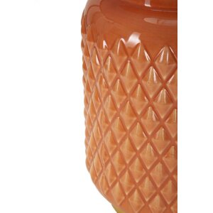 Lampe de table carrée Mauro Ferretti E27 Ø 28 x 44 cm orange