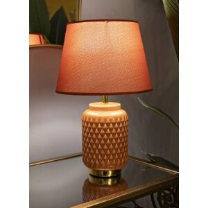 Lampe de table carrée Mauro Ferretti E27 Ø 28 x 44 cm orange