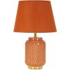 Lampe de table carrée Mauro Ferretti E27 Ø 28 x 44 cm orange
