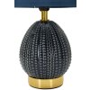 Lampe de table Mauro Ferretti Flavi E14 Ø 15x30,5 cm bleu