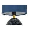 Lampe de table Mauro Ferretti Flavi E14 Ø 15x30,5 cm bleu