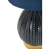 Lampe de table Mauro Ferretti Flavi E14 Ø 15x30,5 cm bleu