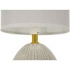Lampe de table Mauro Ferretti Flavi E14 Ø 15 x 30,5 cm gris
