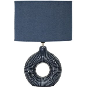 Lampe de table Mauro Feretti Seta E14 28,5 x 15 x 43 cm bleu