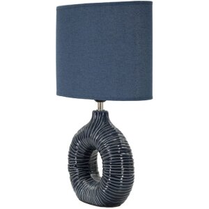Lampe de table Mauro Feretti Seta E14 28,5 x 15 x 43 cm bleu