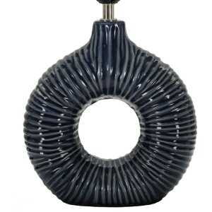 Lampe de table Mauro Feretti Seta E14 28,5 x 15 x 43 cm bleu