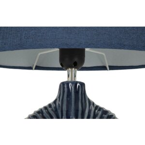 Lampe de table Mauro Feretti Seta E14 28,5 x 15 x 43 cm bleu