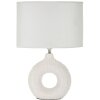 Lampe de table Mauro Ferretti Seta E14 28,5 x 15 x 43 cm blanc