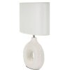Lampe de table Mauro Ferretti Seta E14 28,5 x 15 x 43 cm blanc