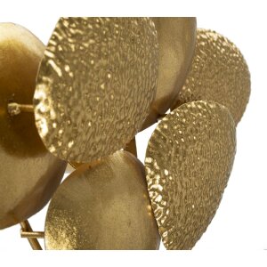 Lampe murale Mauro Ferretti Coquille E14 44x11x28 cm or