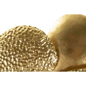 Lampe murale Mauro Ferretti Coquille E14 44x11x28 cm or