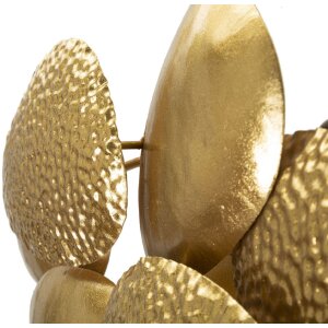 Lampe murale Mauro Ferretti Coquille E14 44x11x28 cm or