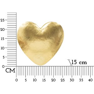 Lampe murale Mauro Ferretti Coeur Doré E14 25,5 x 15 x 24 cm dorée