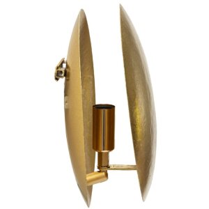 Lampe murale Mauro Ferretti Or Goldy Rond Ø14 x 26cm oro