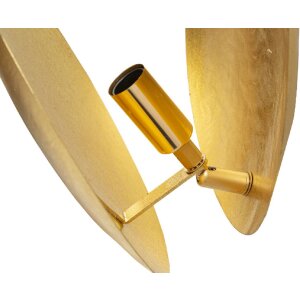 Lampe murale Mauro Ferretti Or Goldy Rond Ø14 x 26cm oro
