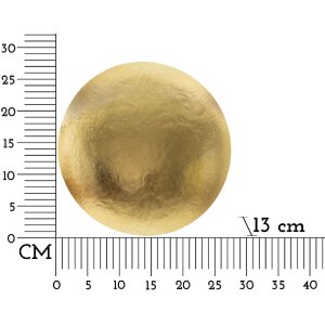 Lampe murale Mauro Ferretti Or Goldy Rond Ø14 x 26cm oro