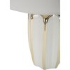 Lampe de table Mauro Ferretti Cassy E27 Ø 25 x 40,5 cm blanc doré