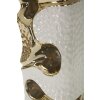 Lampe de table Mauro Ferretti Florida E27 Ø 30x43,5 cm blanc doré