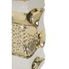 Lampe de table Mauro Ferretti Florida E27 Ø 30x43,5 cm blanc doré