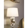 Lampe de table Mauro Ferretti Florida E27 Ø 30x43,5 cm blanc doré