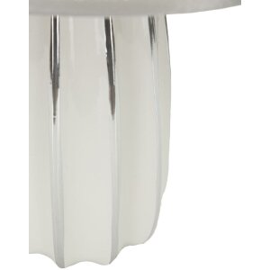Lampe de table Mauro Ferretti Emmi E27 Ø 30x45 cm blanc argent