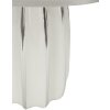 Lampe de table Mauro Ferretti Emmi E27 Ø 30x45 cm blanc argent