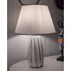 Lampe de table Mauro Ferretti Emmi E27 Ø 30x45 cm blanc argent