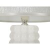 Lampe de table Mauro Ferretti Lace E14 Ø 23x33 cm blanc argent