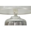 Lampe de table Mauro Ferretti Lucina E14 Ø 20x29 cm blanc argent