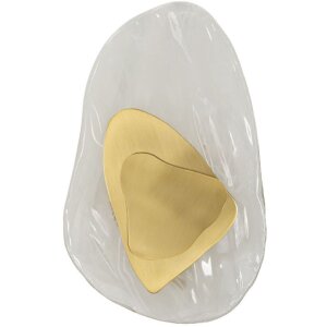 Lampe murale Mauro Ferretti Or Océan Doré E14 21x8x31 cm doré blanc