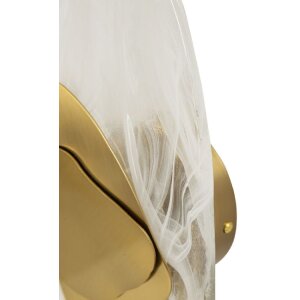 Lampe murale Mauro Ferretti Or Océan Doré E14 21x8x31 cm doré blanc