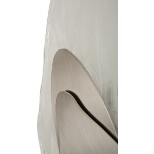 Lampe murale Mauro Ferretti Océan Argent E14 21x8x31 cm argent blanc