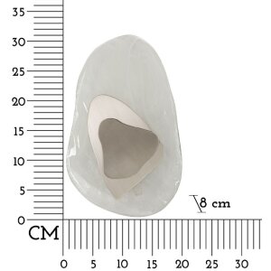 Lampe murale Mauro Ferretti Océan Argent E14 21x8x31 cm argent blanc
