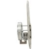 Lampe murale Mauro Ferretti Océan Argent E14 21x8x31 cm argent blanc